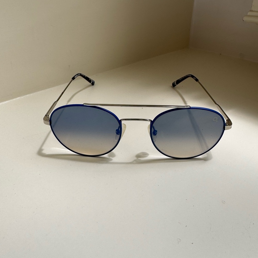 Etnia Barcelona Blue Gradient Aviator Sunglasses